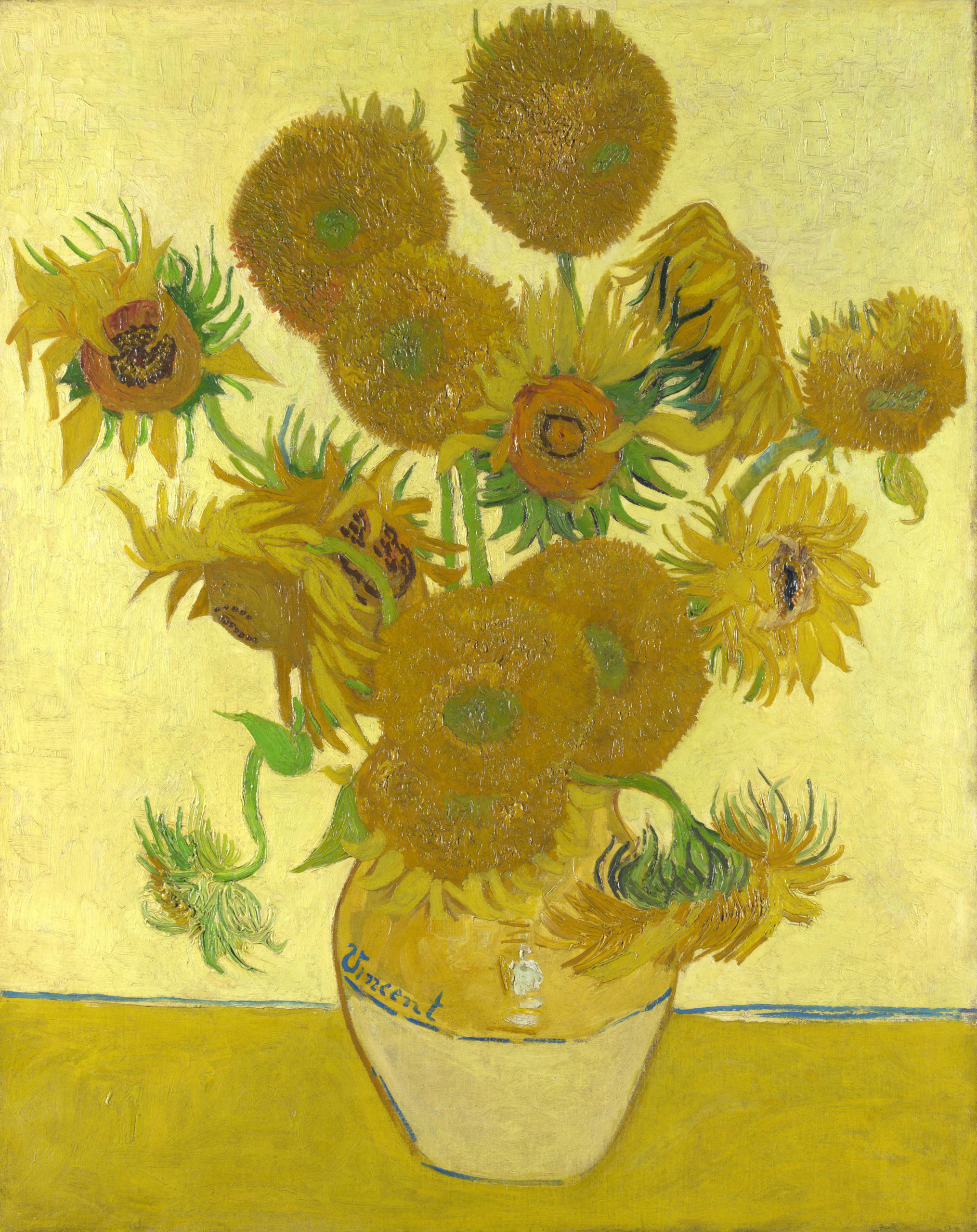 Van Gogh, Girasoli, 1888, Olio su tela, 92.1 x 73 cm, Londra, National Gallery | © National Gallery, London